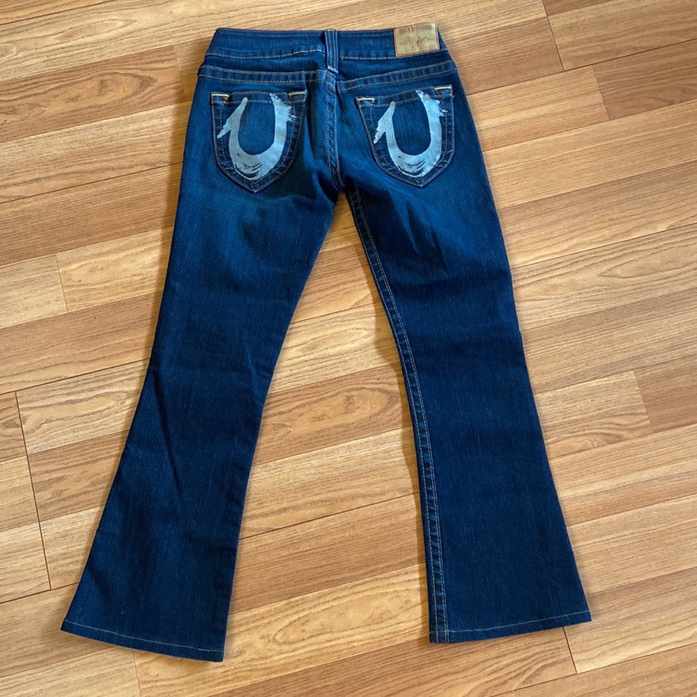 True Religion Jeans size 27 inseam (28in petite length) dark blue